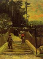 Gogh, Vincent van - Sloping Path in Montmartre